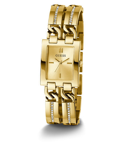 GUESS Ladies Gold Tone Analog Watch GW0668L2