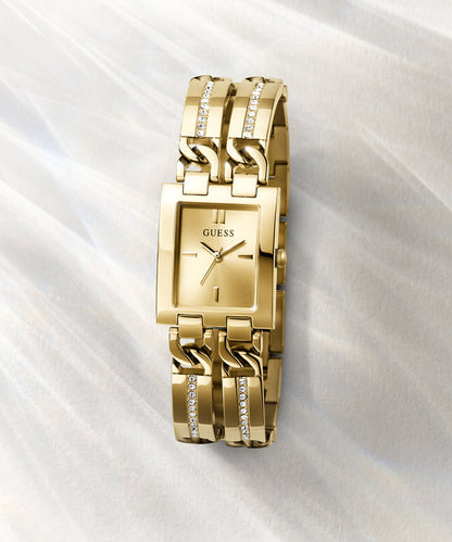 GUESS Ladies Gold Tone Analog Watch GW0668L2