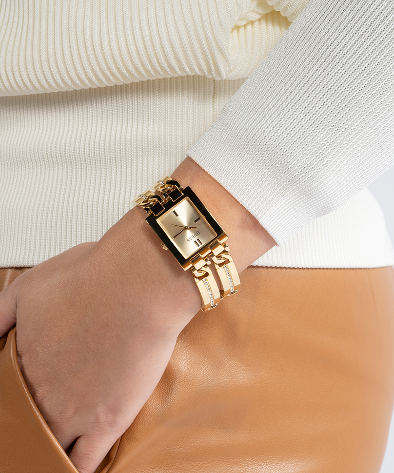 GUESS Ladies Gold Tone Analog Watch GW0668L2