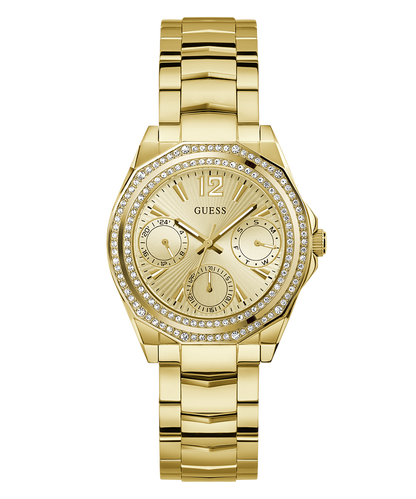 GUESS Ladies Gold Tone Multi-function Watch GW0685L2