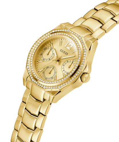 GUESS Ladies Gold Tone Multi-function Watch GW0685L2