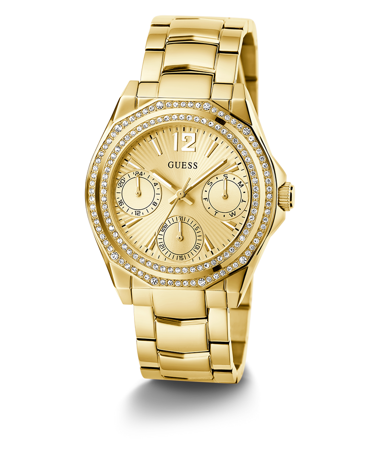GUESS Ladies Gold Tone Multi-function Watch GW0685L2