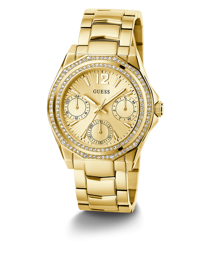 GUESS Ladies Gold Tone Multi-function Watch GW0685L2