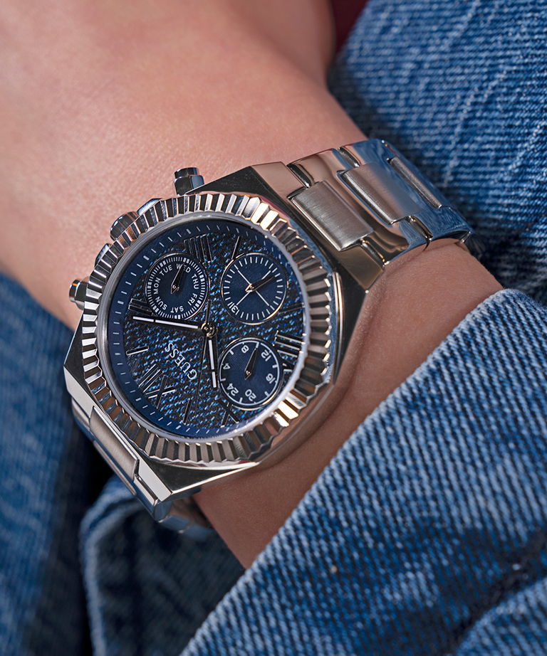 GUESS Ladies Silver Tone Multi-function Watch  GW0769L1