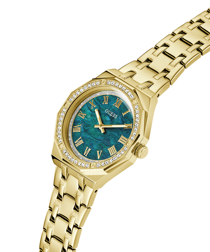 GUESS Ladies Gold Tone Analog Watch GW0770L2