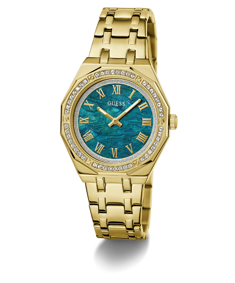 GUESS Ladies Gold Tone Analog Watch GW0770L2