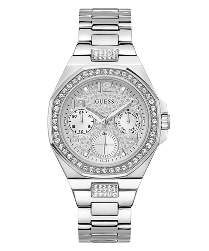 GUESS Ladies Silver Tone Multi-function Watch  GW0777L1