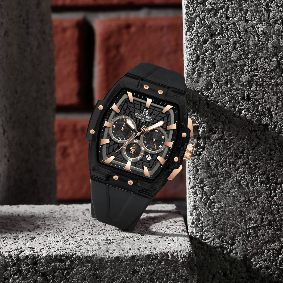Naviforce Watch Men 6113 B-RG-B
