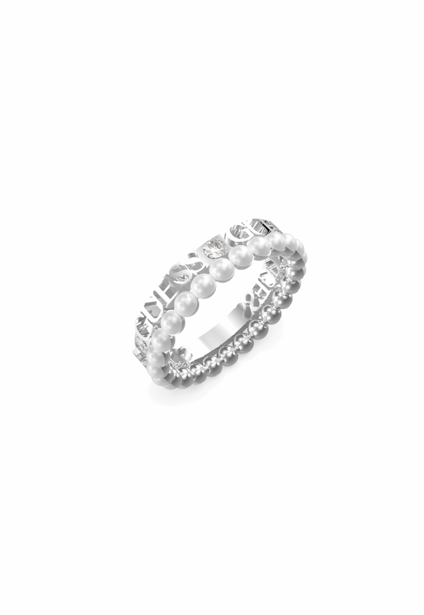 Guess Jewelry - JUBR02267JWRH56 Ring Steel silver For Ladies