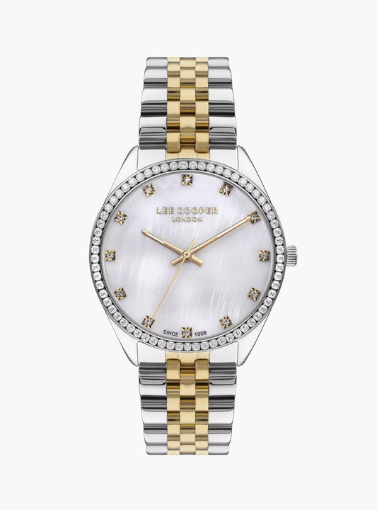 LEE COOPER Women's Two-Tone Stainless Steel Analog Watch - LC07831.220
