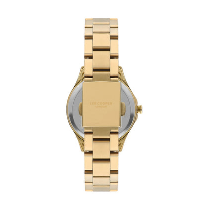 LEE COOPER Women's Gold Stainless Steel Analog Watch - LC07840.130