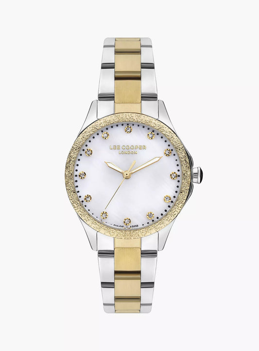 LEE COOPER Women's Two-Tone Stainless Steel Analog Watch - LC07840.220