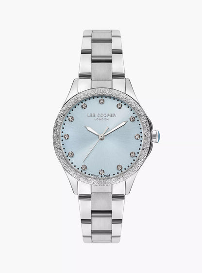 LEE COOPER Women's Silver Stainless Steel Analog Watch - LC07840.390