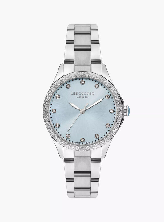 LEE COOPER Women's Silver Stainless Steel Analog Watch - LC07840.390