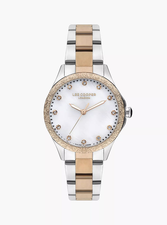 LEE COOPER Women's Two-Tone Stainless Steel Analog Watch - LC07840.520