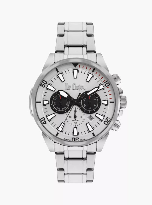 LEE COOPER Men's Silver Stainless Steel Multi Function Watch - LC07846.330