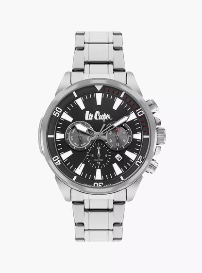 LEE COOPER Men's Silver Stainless Steel Multi Function Watch - LC07846.350