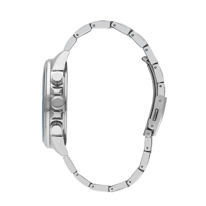 LEE COOPER Men's Silver Stainless Steel Multi Function Watch - LC07846.330