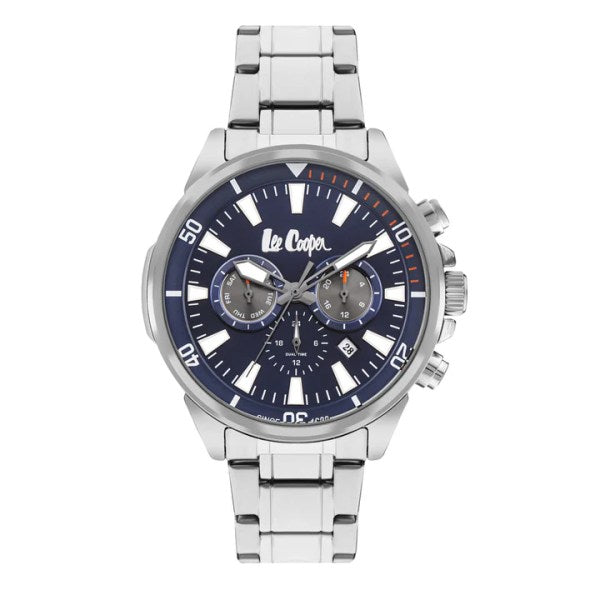 LEE COOPER Men's Silver Stainless Steel Multi Function Watch - LC07846.390