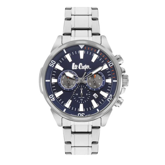 LEE COOPER Men's Silver Stainless Steel Multi Function Watch - LC07846.390