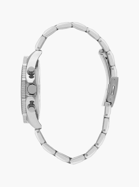 LEE COOPER Men's Silver Stainless Steel Multi Function Watch - LC07847.350
