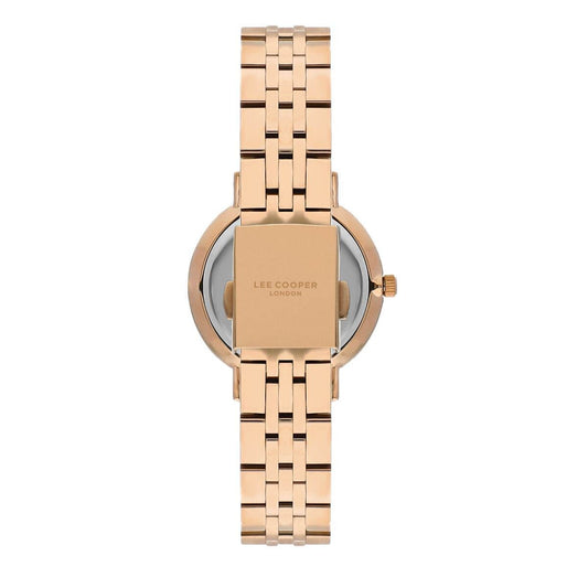 LEE COOPER Women's Rose Gold Stainless Steel Analog Watch - LC07857.420