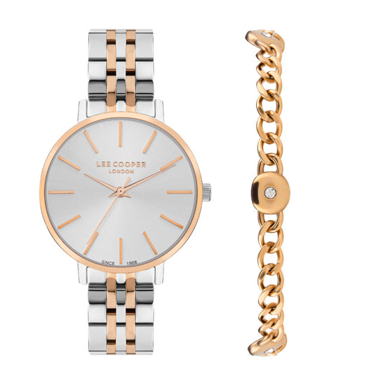 LEE COOPER Women's Two-Tone Stainless Steel Analog Watch - LC07857.530