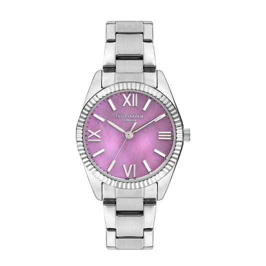 LEE COOPER Women's Silver Stainless Steel Analog Watch - LC07868.380