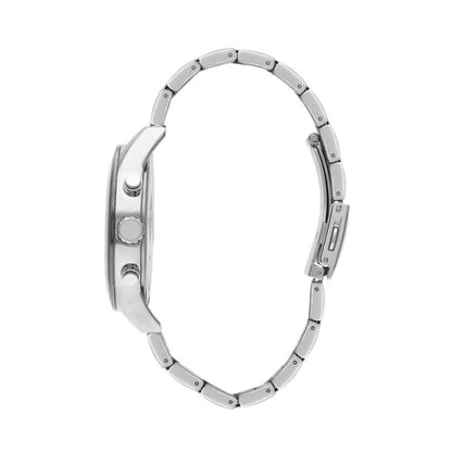LEE COOPER Men's Silver Stainless Steel Multi Function Watch - LC07879.350