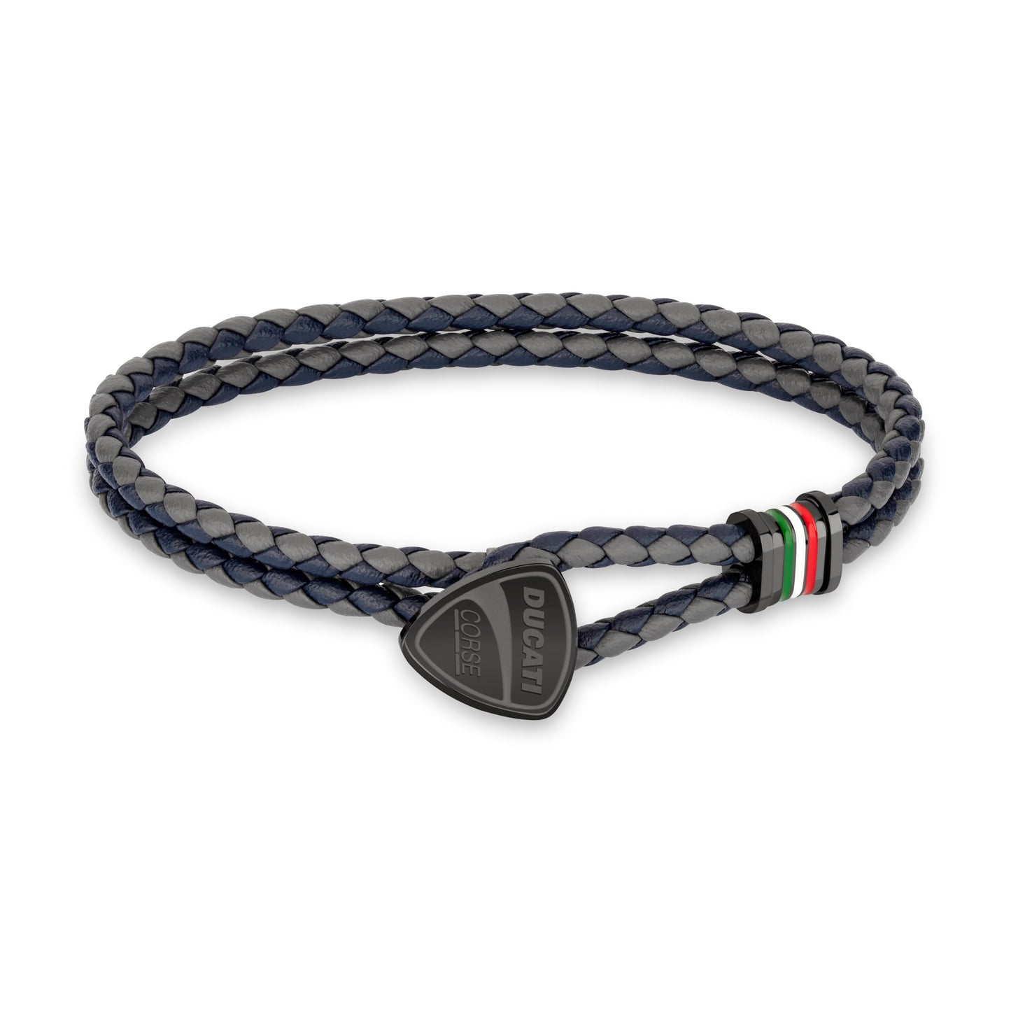 Ducati DTAGB2137507 Scudetto Blue-Grey Bracelet