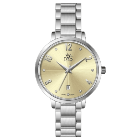 REYS Women's Silver and Gold Stainless Steel Watch - R2039-SG