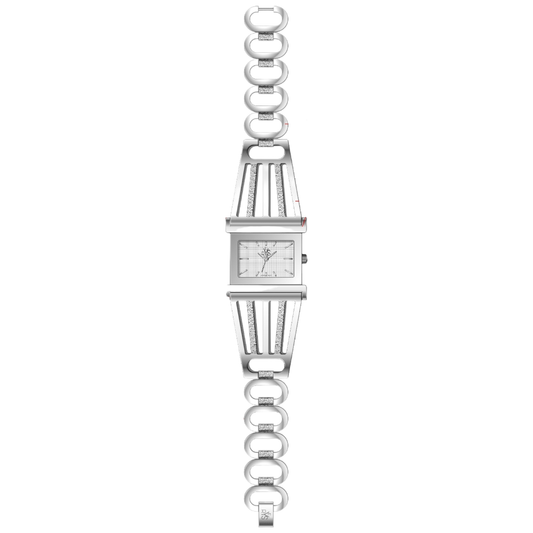 REYS Women's Silver Stainless Steel Watch - R2038-SS