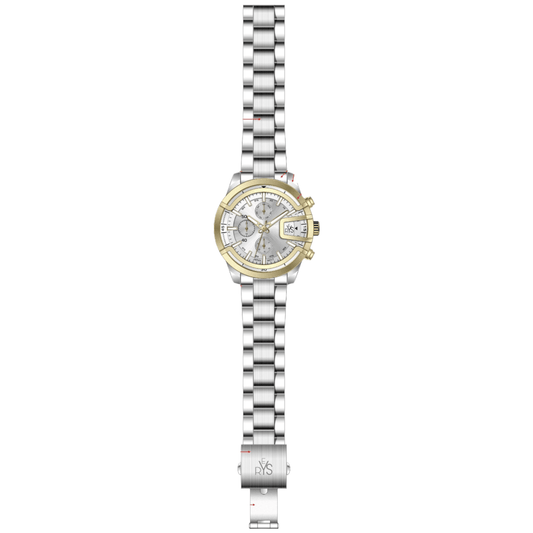 REYS Men's Silver and Gold Stainless Steel Chronograph Watch - R2029-SG