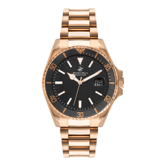 Beverly Hills Polo Club BP3125X.450 - Men's Multifunction Black Dial Watch