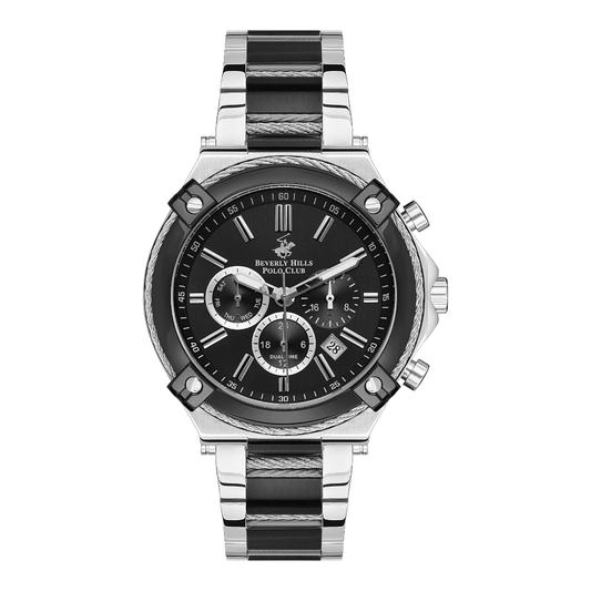 Beverly Hills Polo Club BP3319X.350 - Men's Multi Function Black Dial Watch