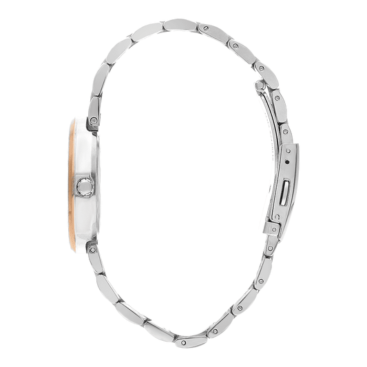 Beverly Hills Polo Club BP3332X.530 - Women's Silver Dial Two-Tone Watch