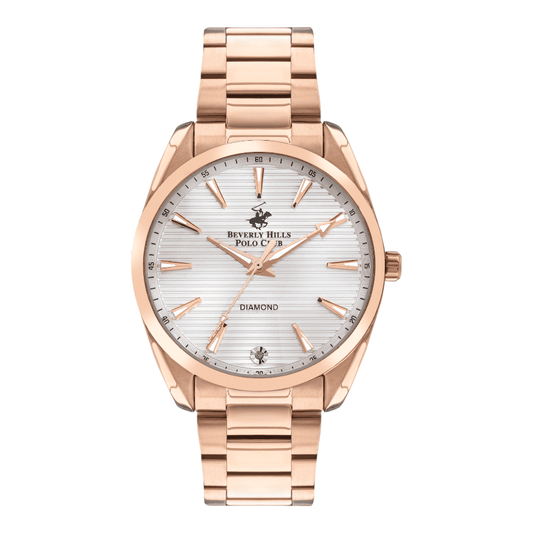 Beverly Hills Polo Club Women's Analog Silver Dial Watch BP3338X.430