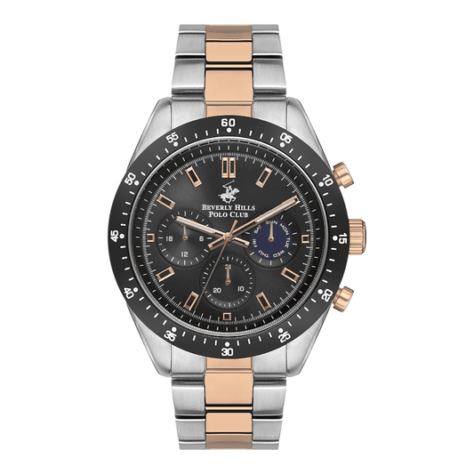 Beverly Hills Polo Club Men's Multi-Function Gun Dial Watch BP3358X.560