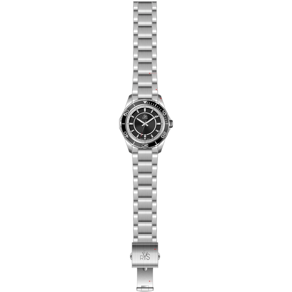 REYS Men's Silver Stainless Steel Watch - R2024-SB