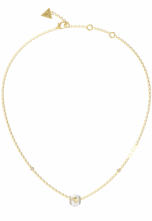 Guess Jewelry - JUBN02281JWYGWHT/U Necklace Steel gold For Ladies