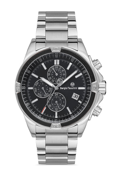 Sergio Tacchini ST.1.10328-1 - Men's Stainless Steel Watch Black Dial