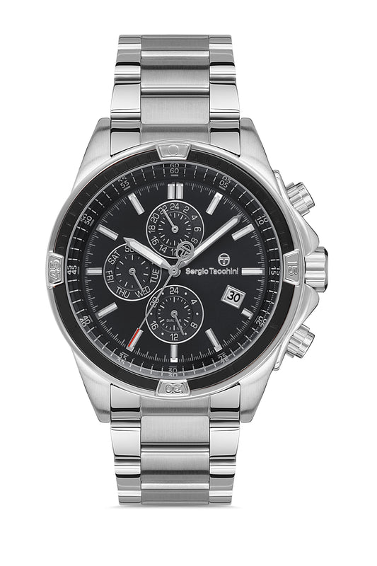 Sergio Tacchini ST.1.10328-1 - Men's Stainless Steel Watch Black Dial