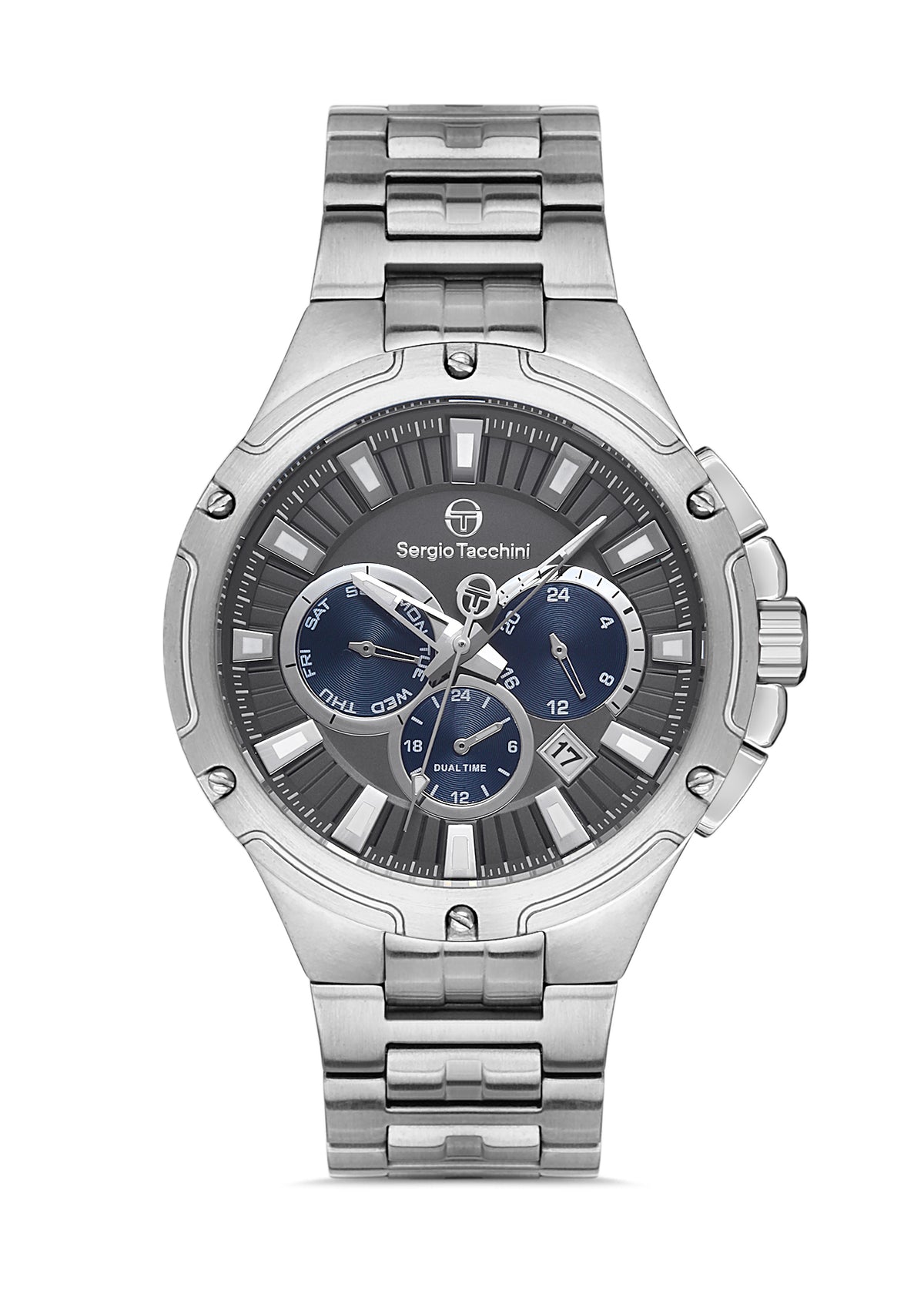 Sergio Tacchini ST.1.10336-2 Heritech - Men's Stainless Steel Watch Gray Dial