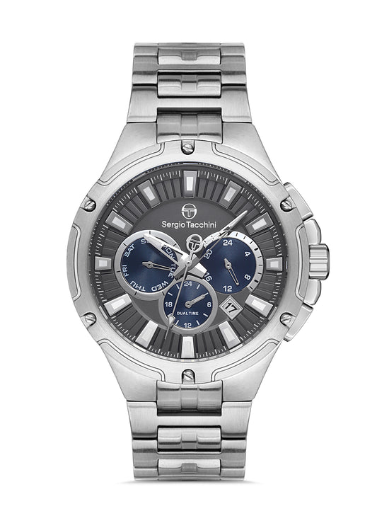 Sergio Tacchini ST.1.10336-2 Heritech - Men's Stainless Steel Watch Gray Dial