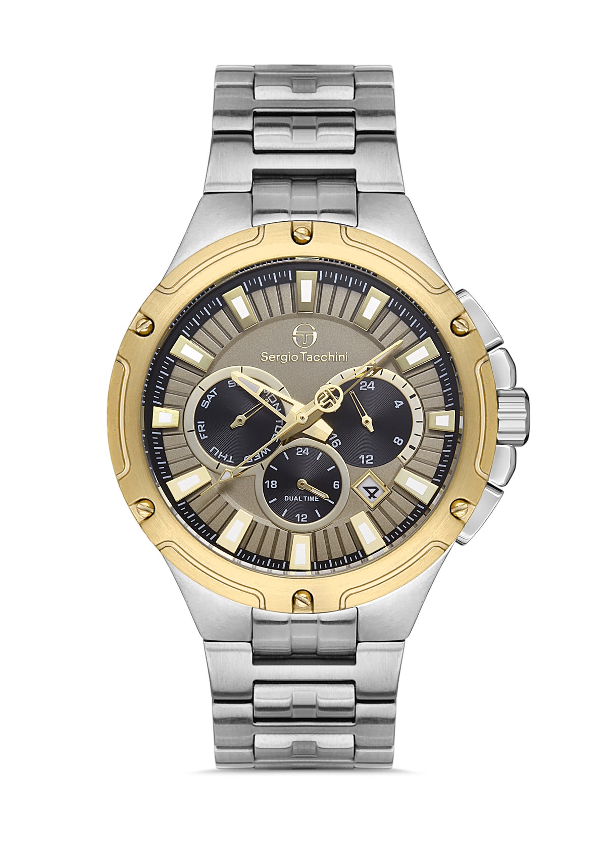 Sergio Tacchini ST.1.10336-5 Heritech - Men's Stainless Steel Watch Gray Dial