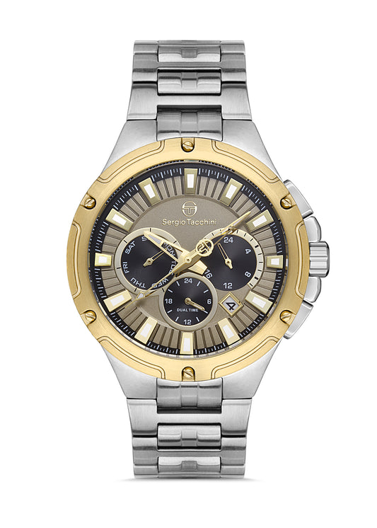 Sergio Tacchini ST.1.10336-5 Heritech - Men's Stainless Steel Watch Gray Dial