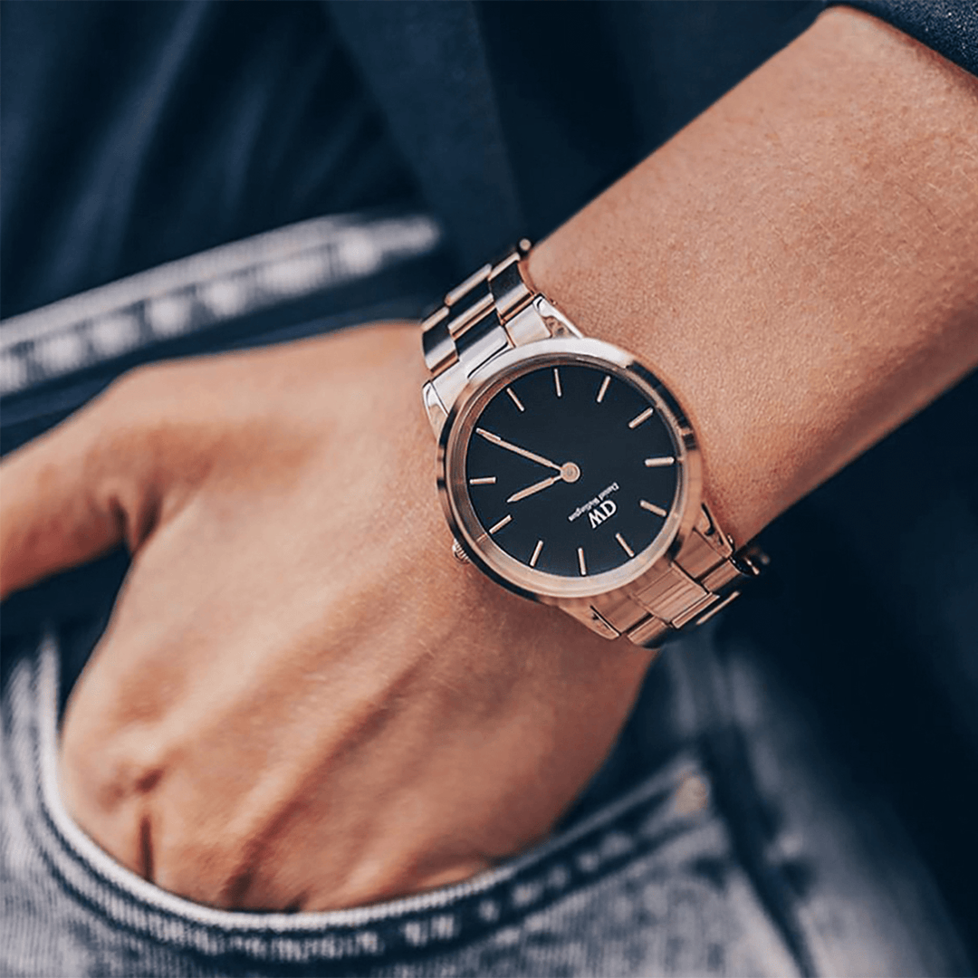 Iconic Link Black Rose Gold - DW00600344