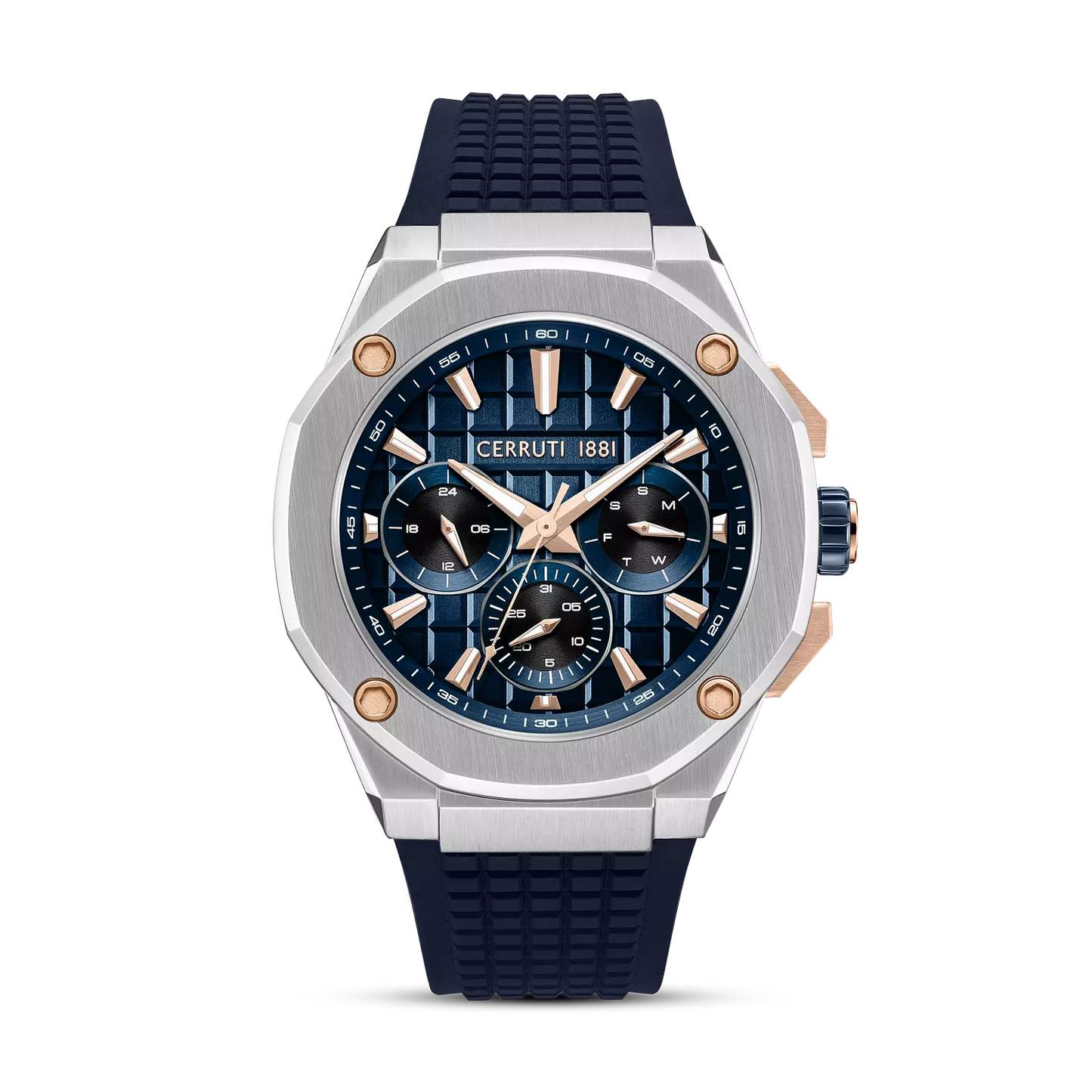 Cerruti 1881 Razzuolo Men's Chronograph Blue Dial Leather Watch - CIWGQ0073402