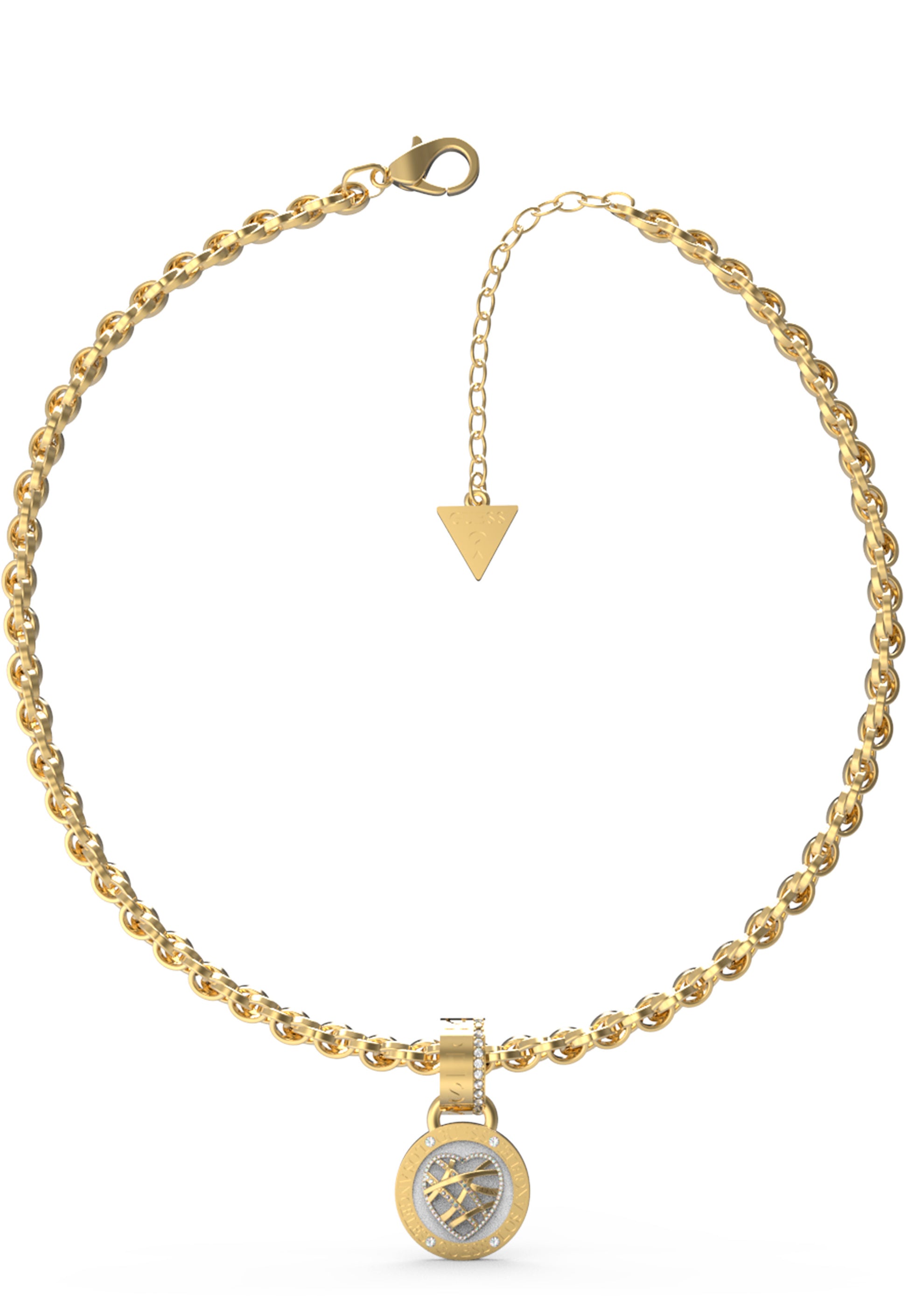 Guess Jewelry - JUBN03107JWYGWHT/U Ladies gold Necklace