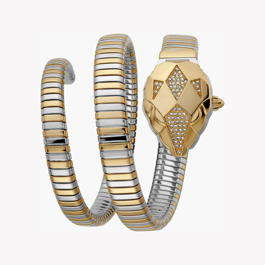 Just Cavalli Women's Silver & Gold Watch - JC1L073M0045